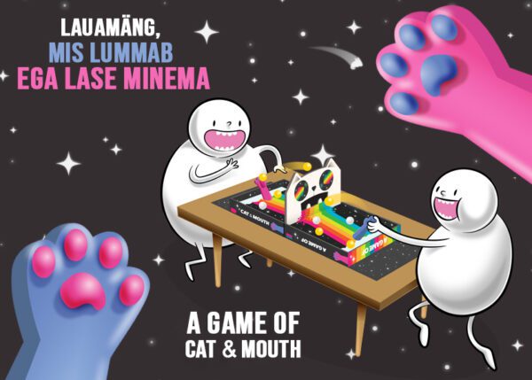 A Game of Cat and Mouth board game play example