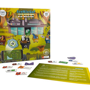 Scottie go eco mission educational board game full view