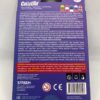 Обратная сторона коробки карточной игры Collecto!, на которой указаны сведения об игре, количество игроков, возраст игроков и многоязычные инструкции.