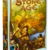 Stone Age board game box with ancient people and settlement. Strategy game for 2-4 players aged 10+.